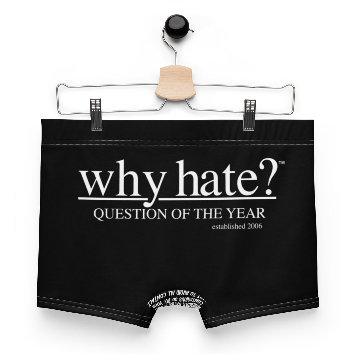 Why Hate? (#002) Boxer Briefs