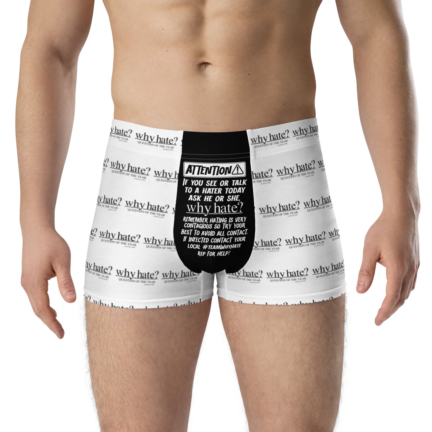 Why Hate? (#001) Boxer Briefs