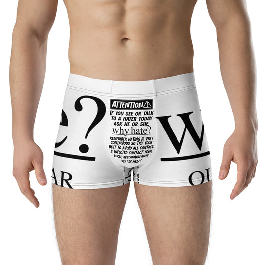 Why Hate? (#003) Boxer Briefs