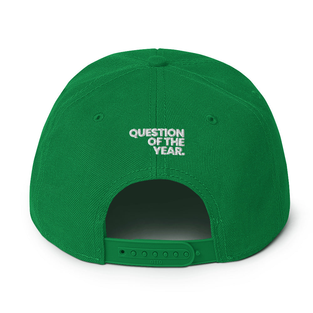 why hate? (Classic) Green Snapback Hat