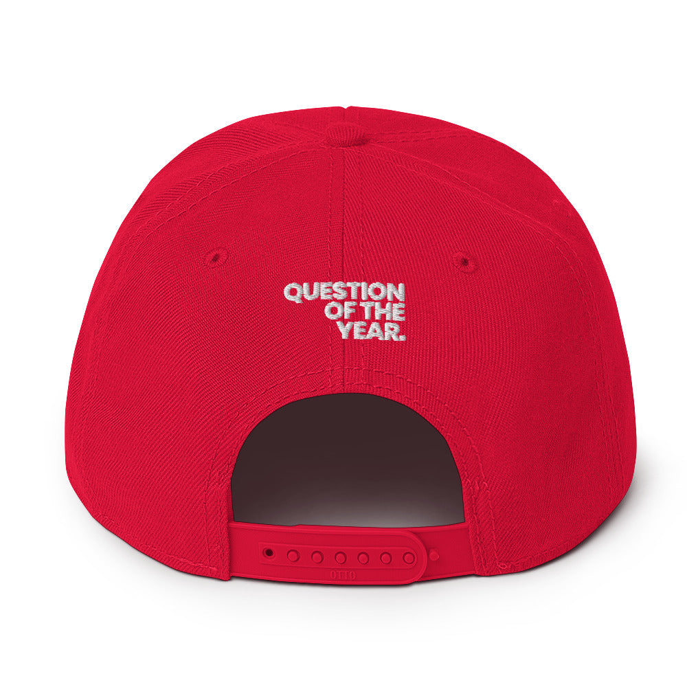 why hate? (Classic) Red Snapback Hat